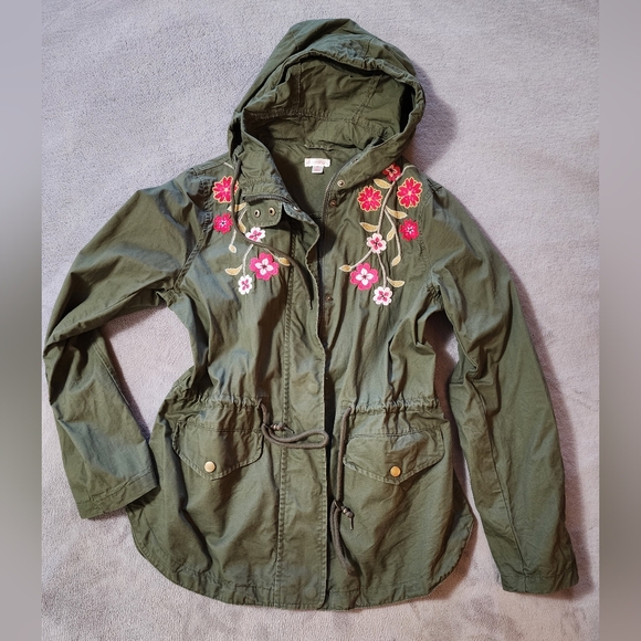 Xhilaration Jackets & Blazers - Xhilaration Embroidered Coat